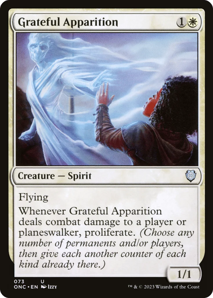 Grateful Apparition · Phyrexia: All Will Be One Commander