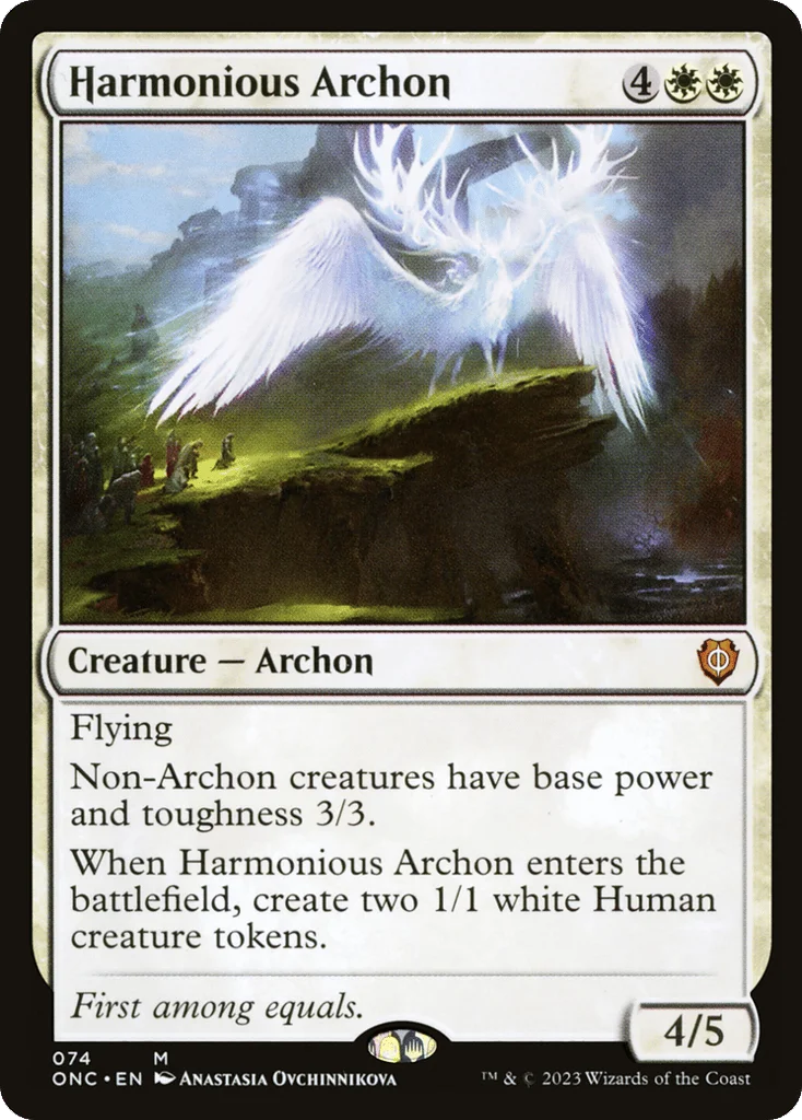 Harmonious Archon · Phyrexia: All Will Be One Commander