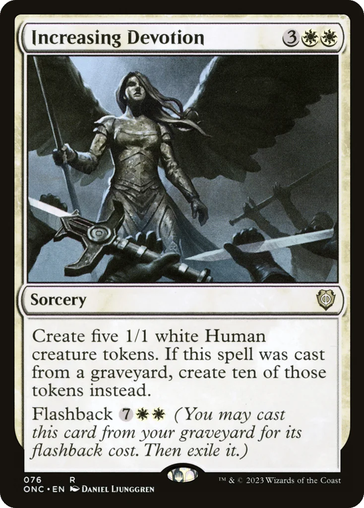 Increasing Devotion · Phyrexia: All Will Be One Commander
