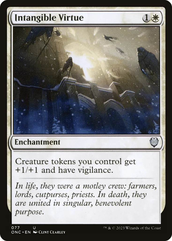 Intangible Virtue · Phyrexia: All Will Be One Commander