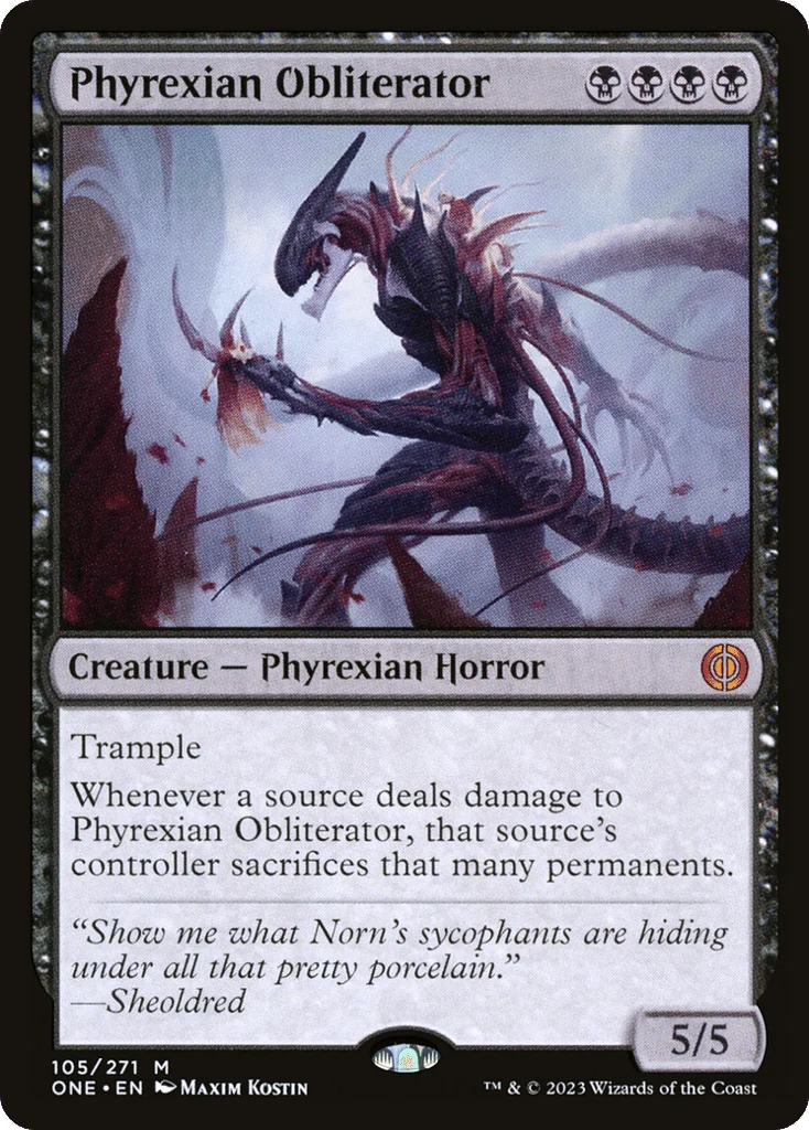 Phyrexian Obliterator · Phyrexia: All Will Be One