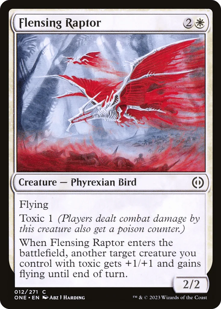 Flensing Raptor · Phyrexia: All Will Be One