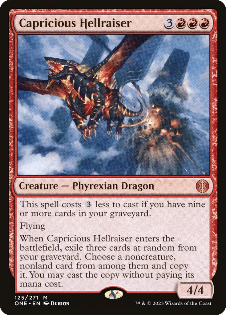 Capricious Hellraiser · Phyrexia: All Will Be One