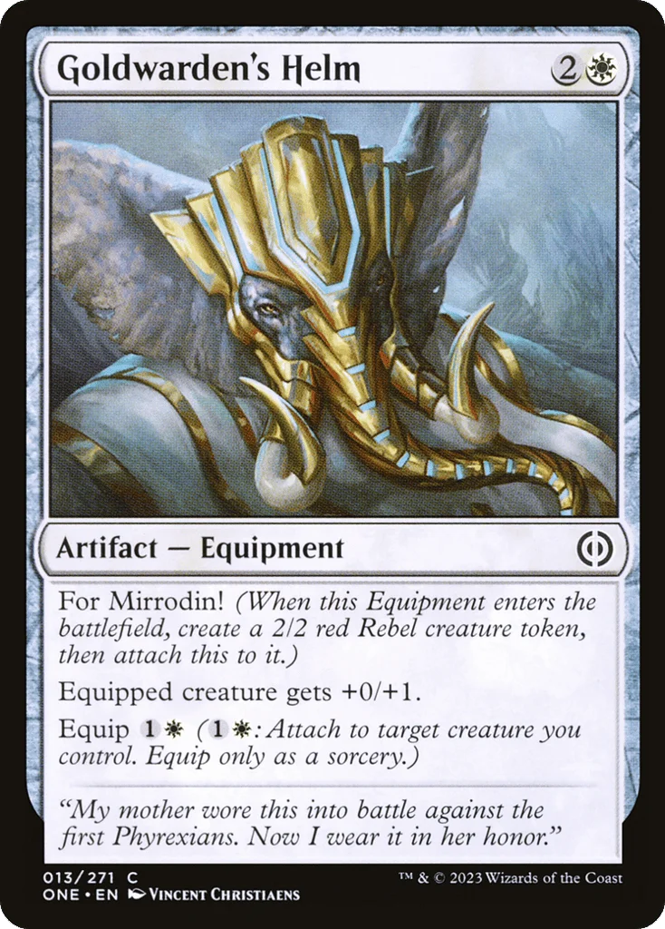 Goldwarden's Helm · Phyrexia: All Will Be One