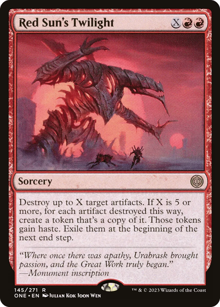 Red Sun's Twilight · Phyrexia: All Will Be One