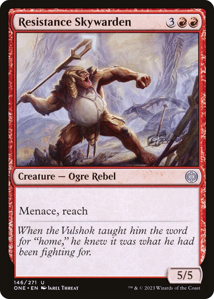 Resistance Skywarden · Phyrexia: All Will Be One