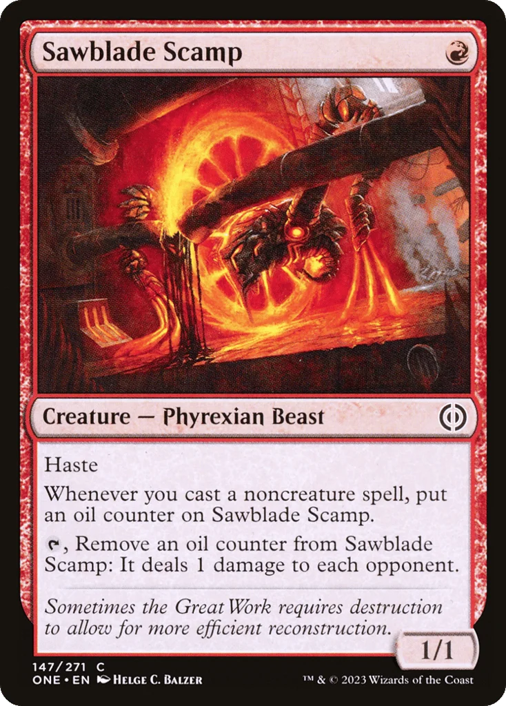 Sawblade Scamp · Phyrexia: All Will Be One