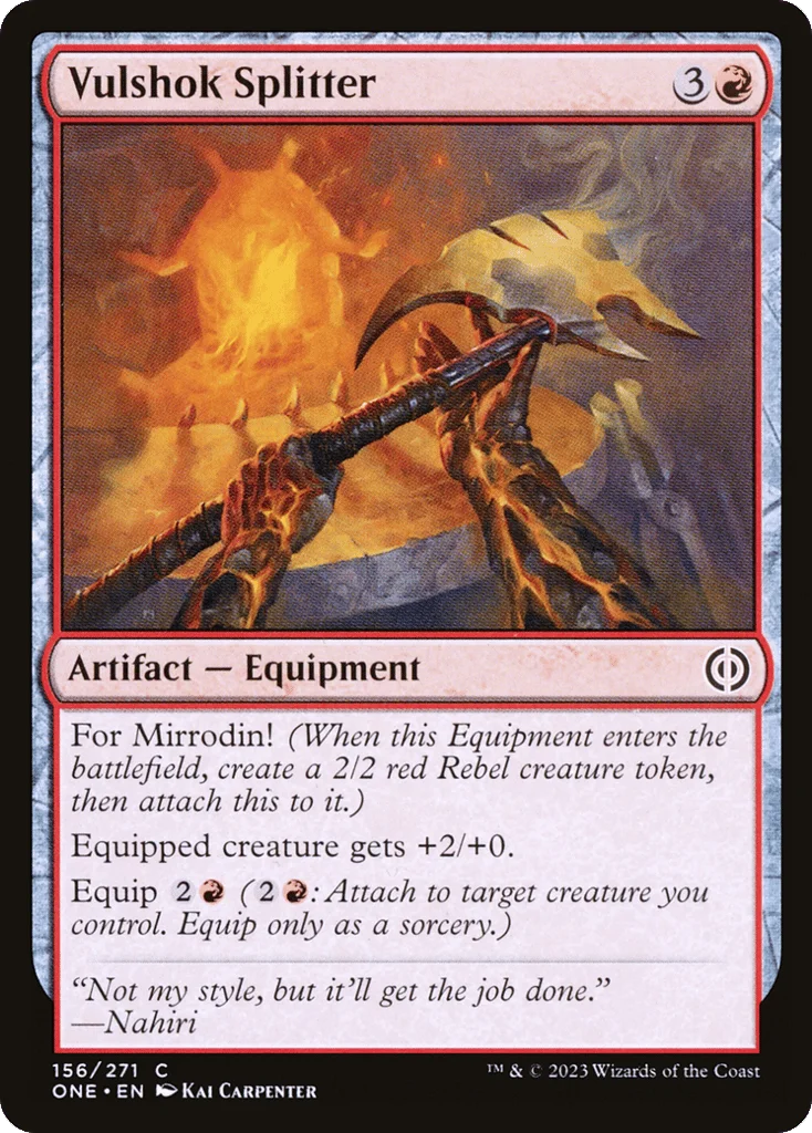 Vulshok Splitter · Phyrexia: All Will Be One