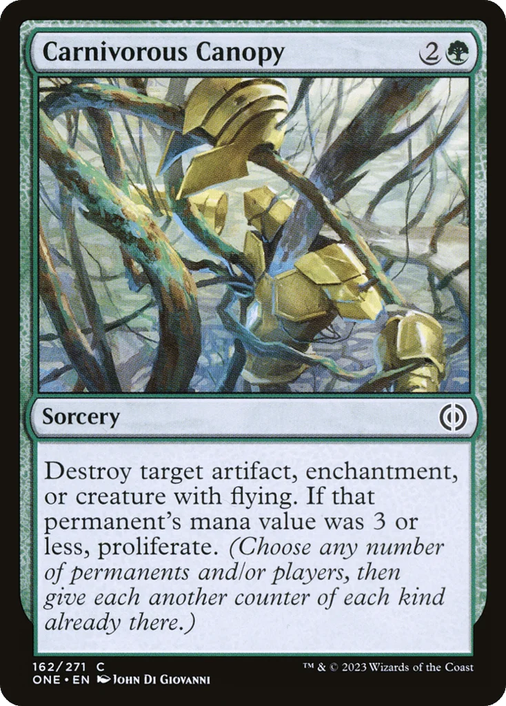 Carnivorous Canopy · Phyrexia: All Will Be One