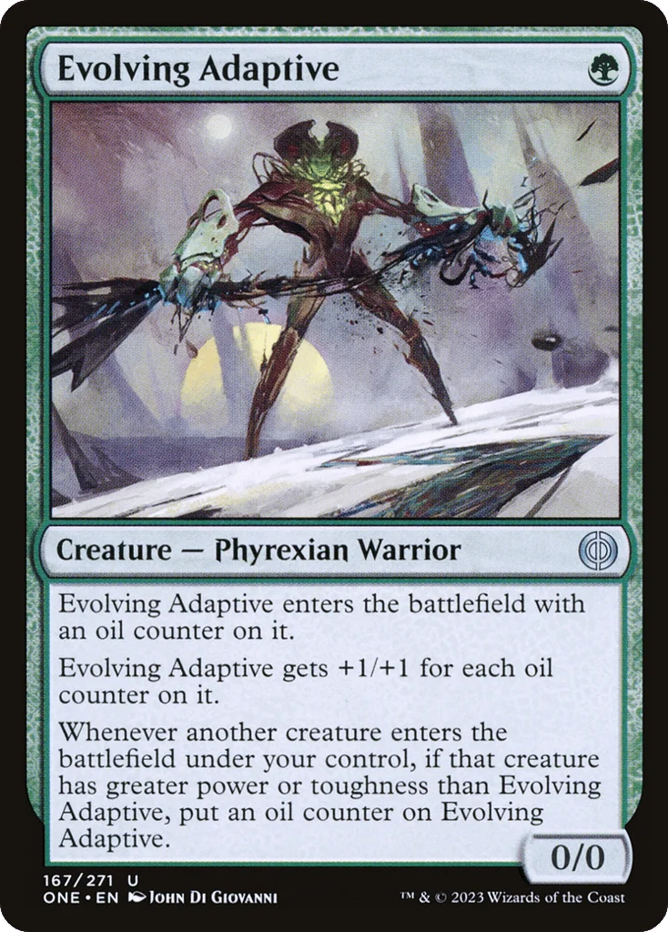 Evolving Adaptive · Phyrexia: All Will Be One