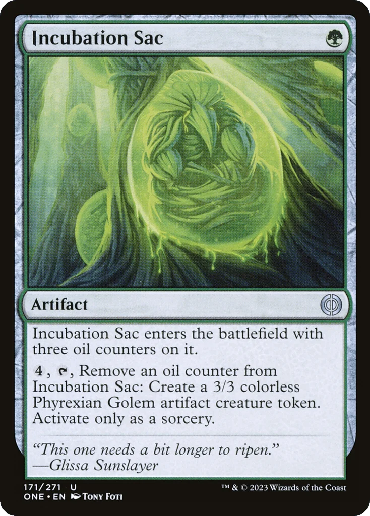 Incubation Sac · Phyrexia: All Will Be One