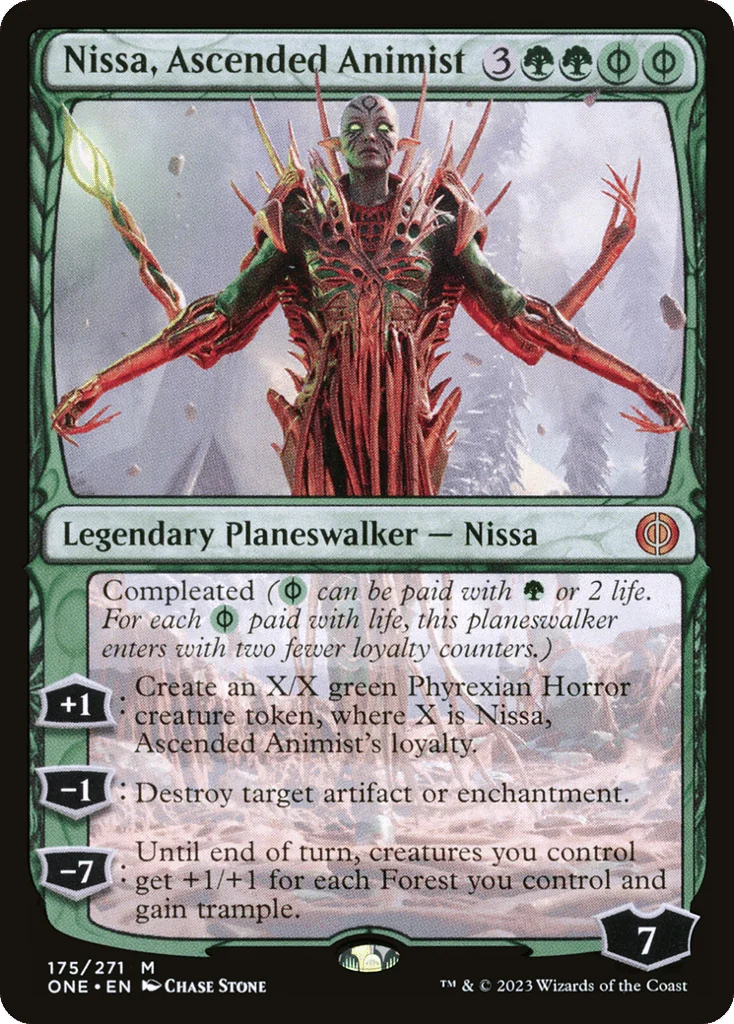 Nissa, Ascended Animist · Phyrexia: All Will Be One
