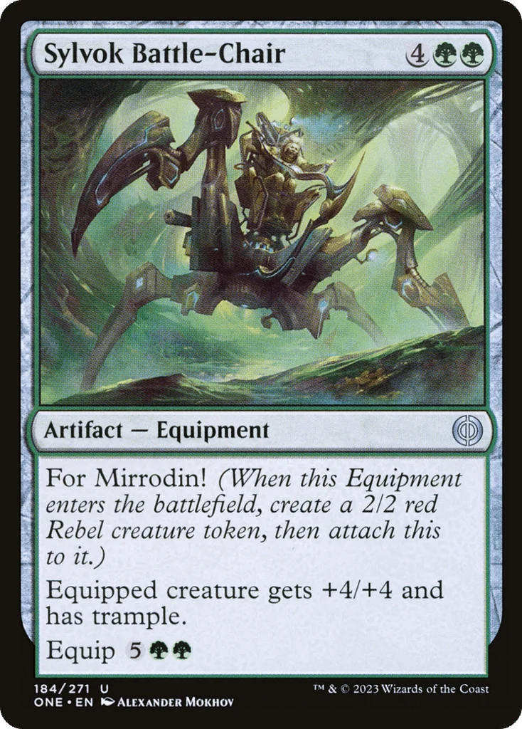 Sylvok Battle-Chair · Phyrexia: All Will Be One
