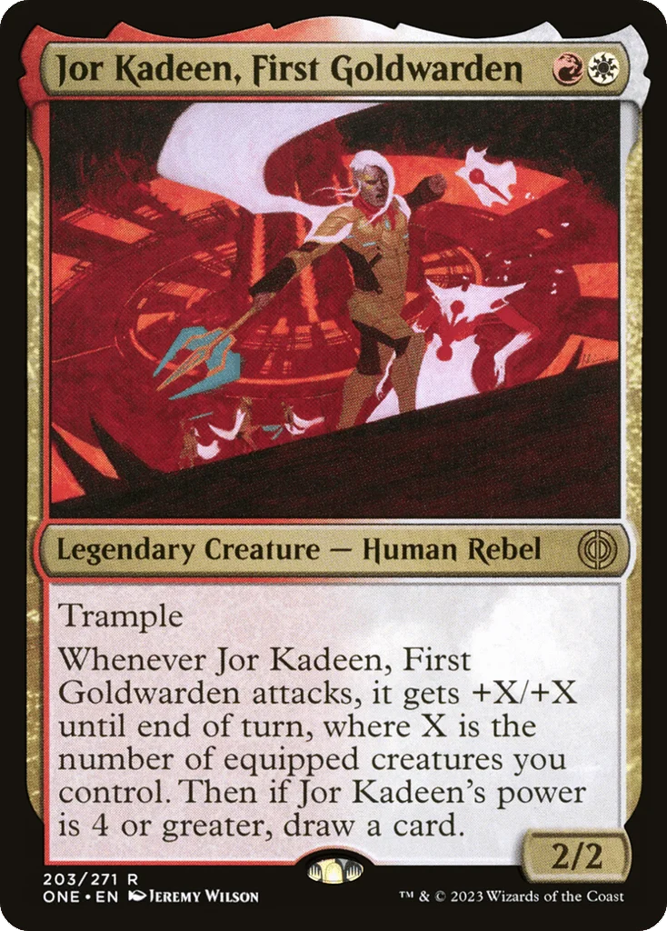 Jor Kadeen, First Goldwarden · Phyrexia: All Will Be One
