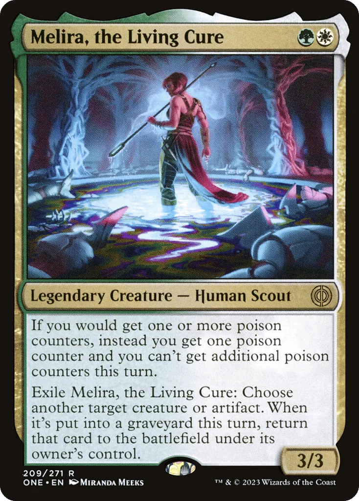 Melira, the Living Cure · Phyrexia: All Will Be One