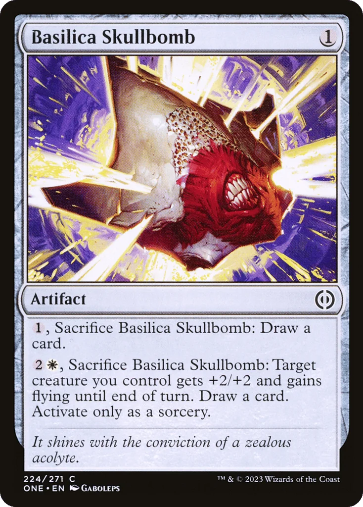 Basilica Skullbomb · Phyrexia: All Will Be One