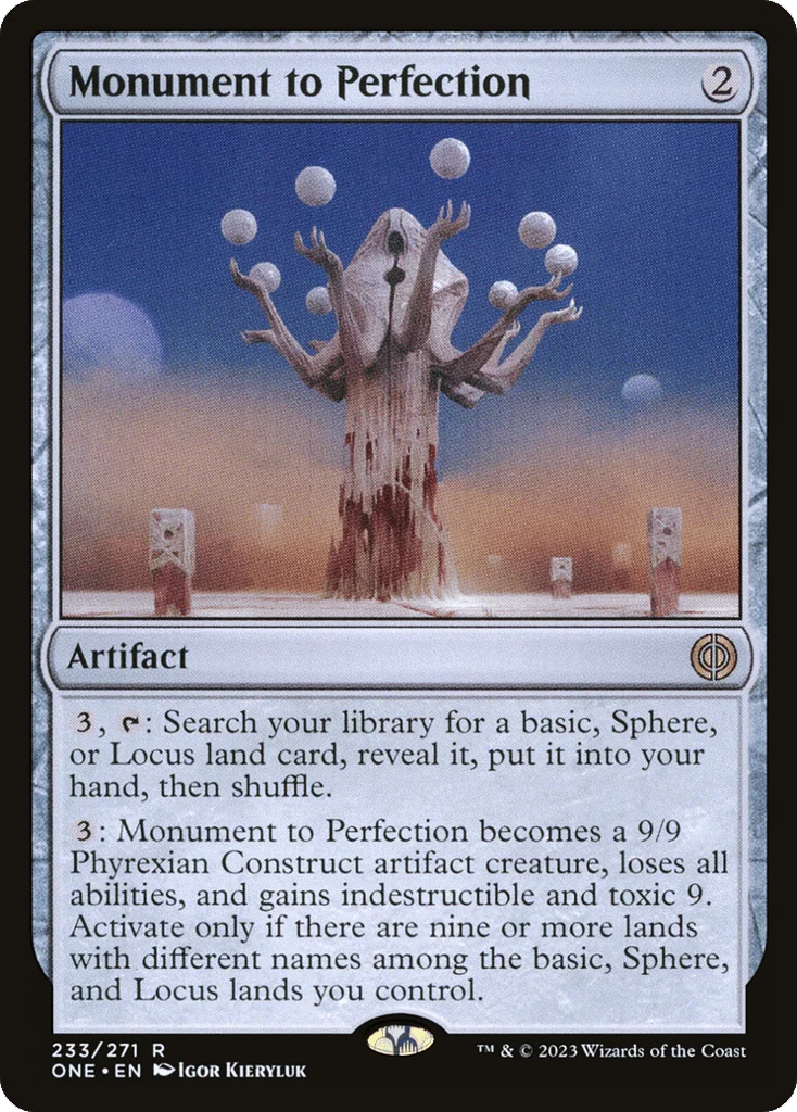 Monument to Perfection · Phyrexia: All Will Be One