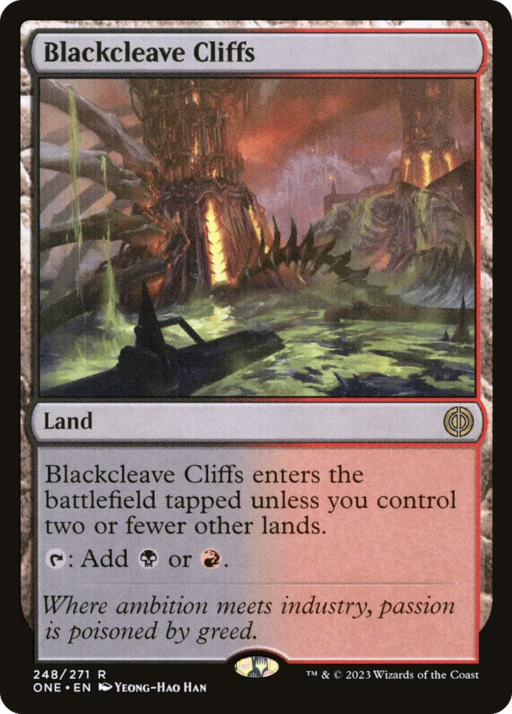 Blackcleave Cliffs · Phyrexia: All Will Be One