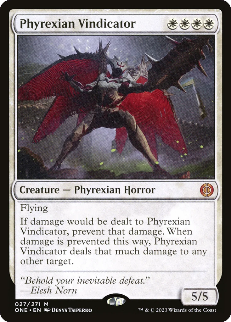 Phyrexian Vindicator · Phyrexia: All Will Be One
