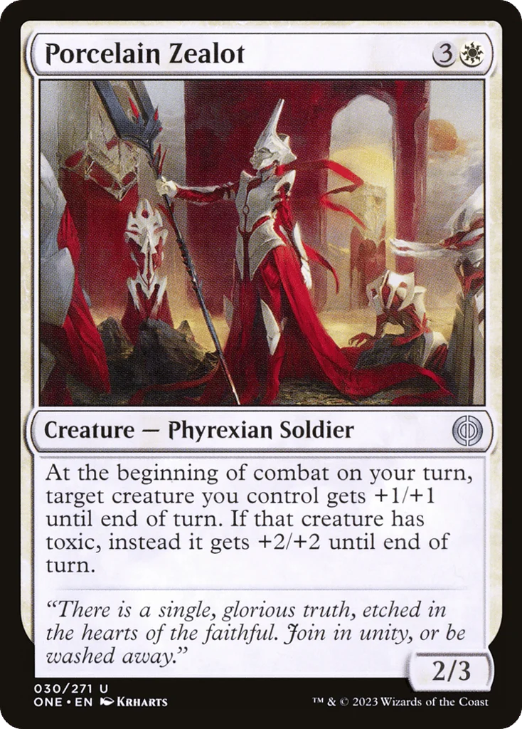 Porcelain Zealot · Phyrexia: All Will Be One