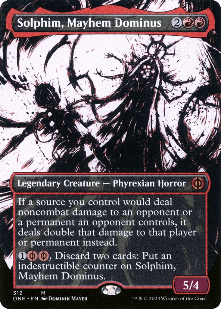 Solphim, Mayhem Dominus · Phyrexia: All Will Be One