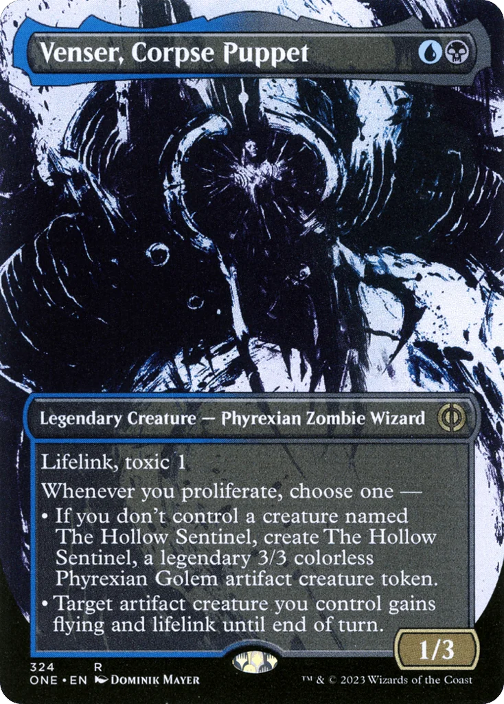 Venser, Corpse Puppet · Phyrexia: All Will Be One