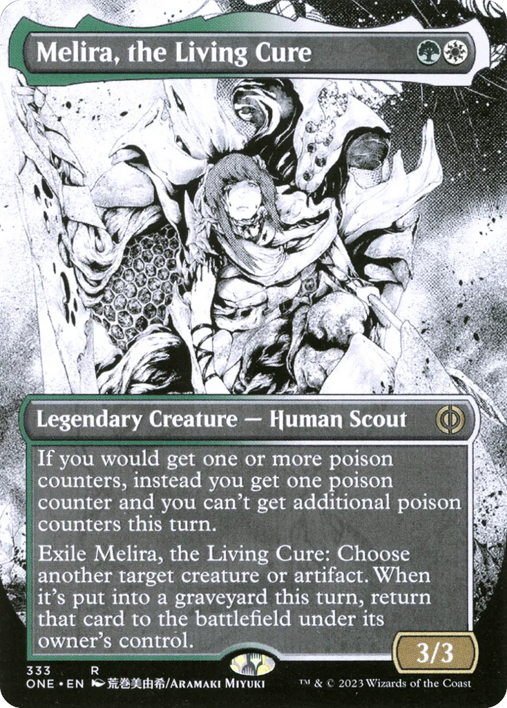 Melira, the Living Cure · Phyrexia: All Will Be One