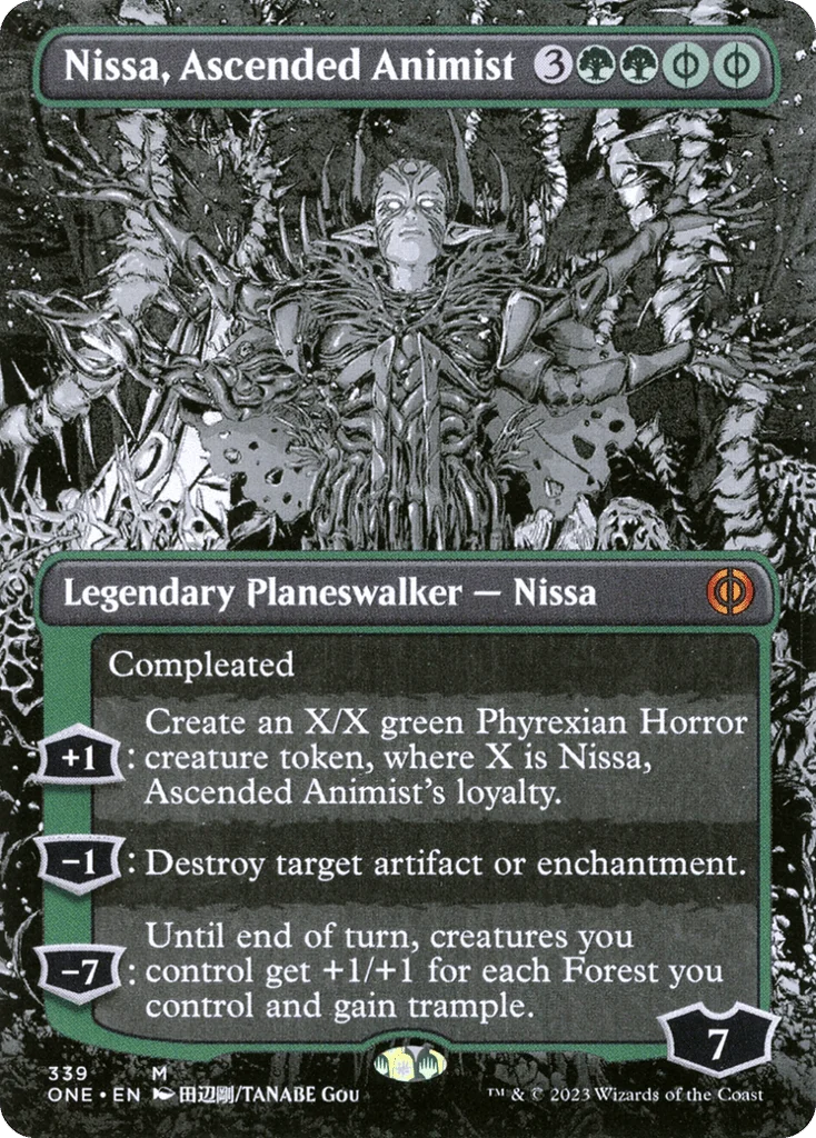Nissa, Ascended Animist · Phyrexia: All Will Be One
