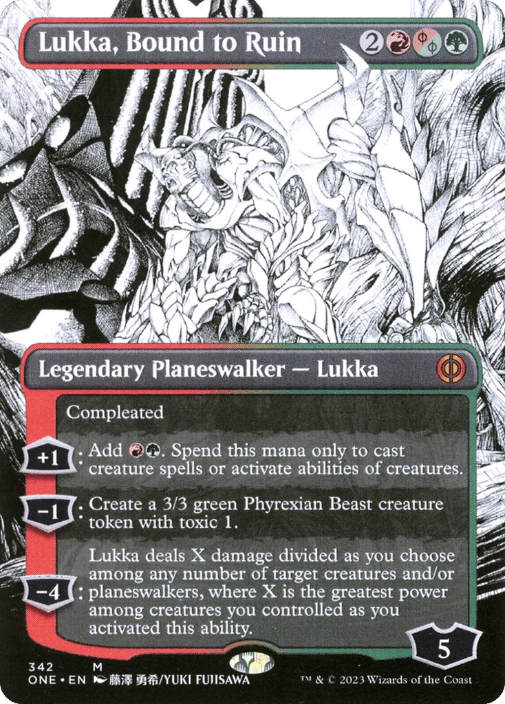 Lukka, Bound to Ruin · Phyrexia: All Will Be One