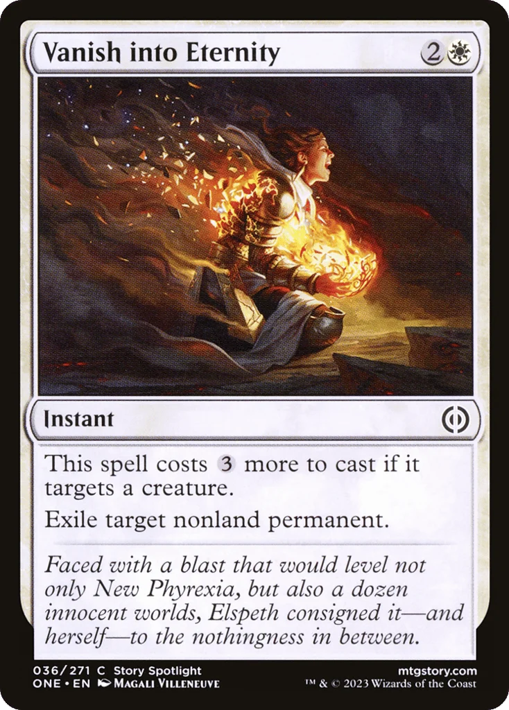 Vanish into Eternity · Phyrexia: All Will Be One