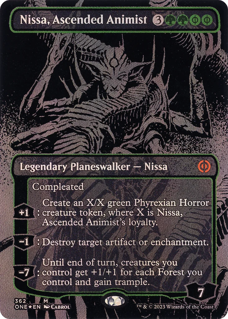 Nissa, Ascended Animist · Phyrexia: All Will Be One