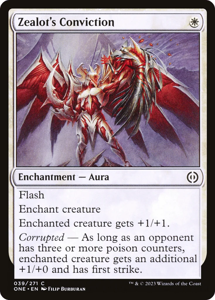 Zealot's Conviction · Phyrexia: All Will Be One