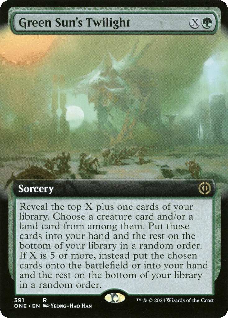 Green Sun's Twilight · Phyrexia: All Will Be One