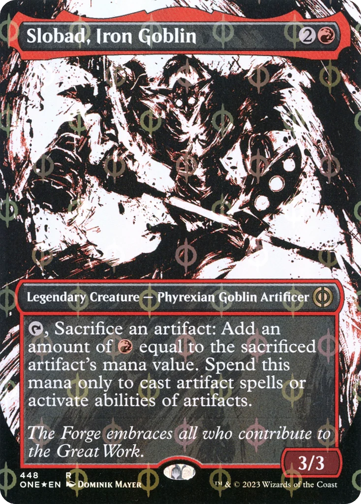 Slobad, Iron Goblin · Phyrexia: All Will Be One