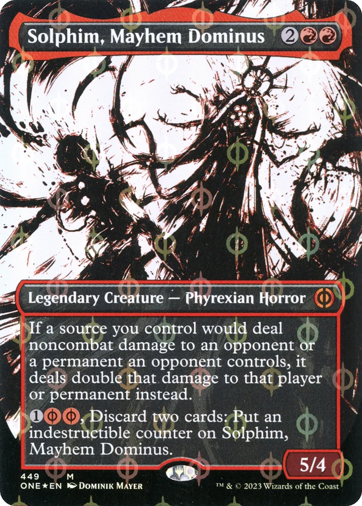 Solphim, Mayhem Dominus · Phyrexia: All Will Be One