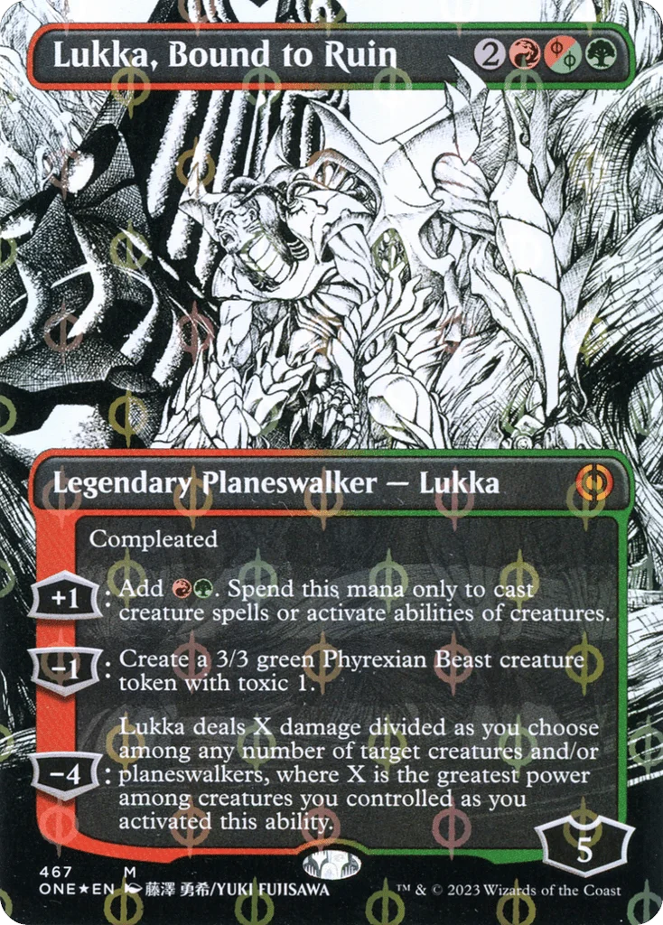 Lukka, Bound to Ruin · Phyrexia: All Will Be One