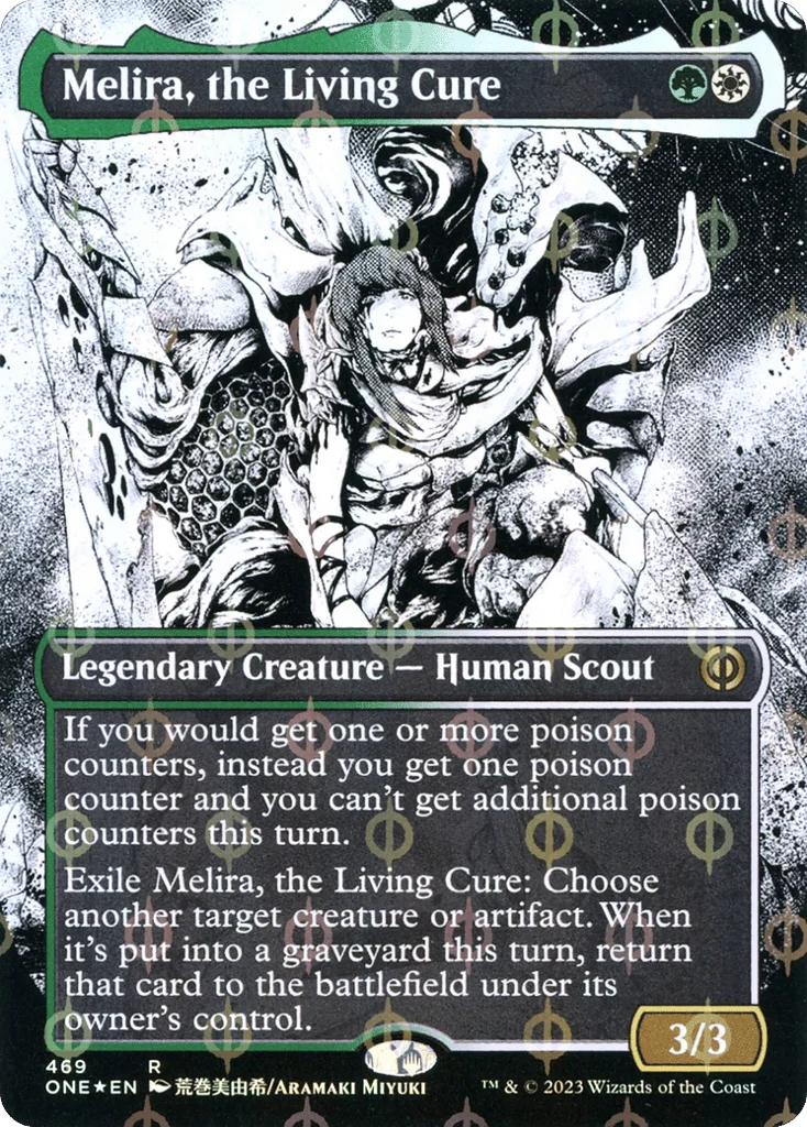 Melira, the Living Cure · Phyrexia: All Will Be One