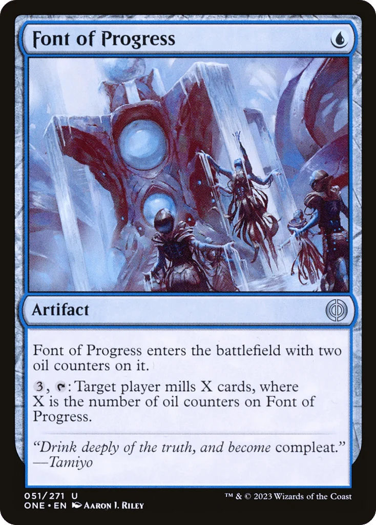 Font of Progress · Phyrexia: All Will Be One