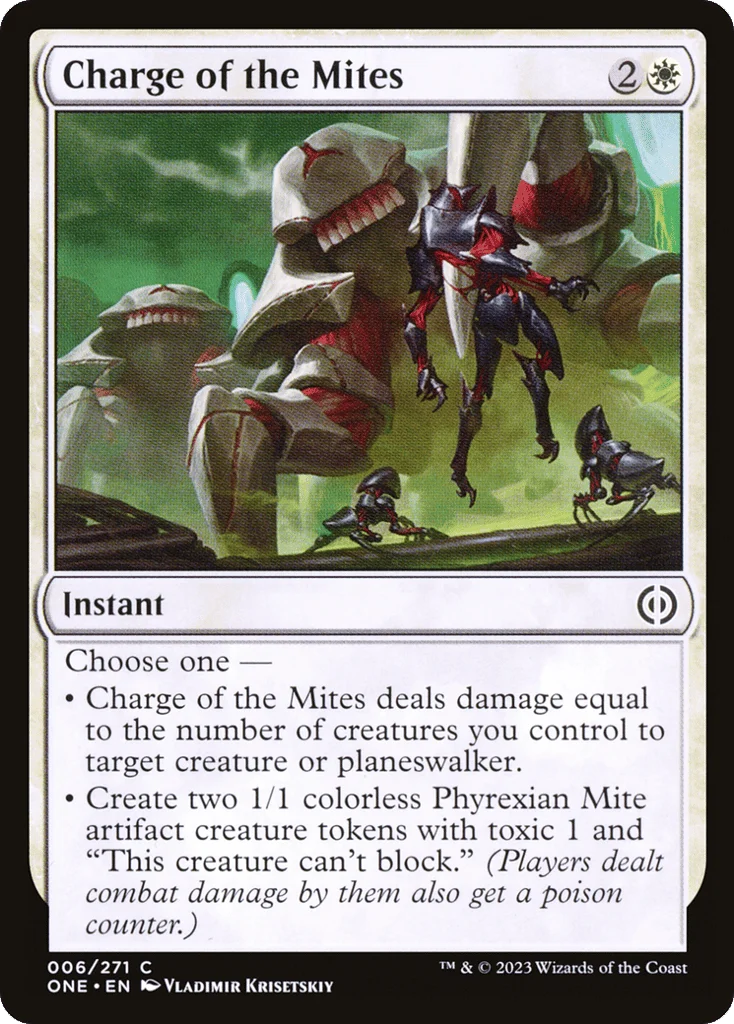 Charge of the Mites · Phyrexia: All Will Be One