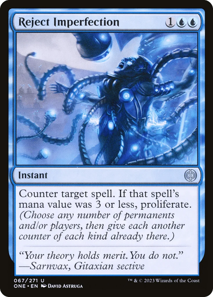 Reject Imperfection · Phyrexia: All Will Be One