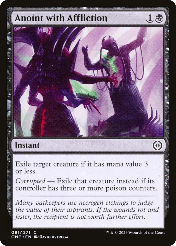 Anoint with Affliction · Phyrexia: All Will Be One