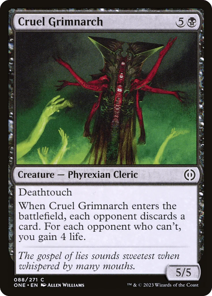 Cruel Grimnarch · Phyrexia: All Will Be One