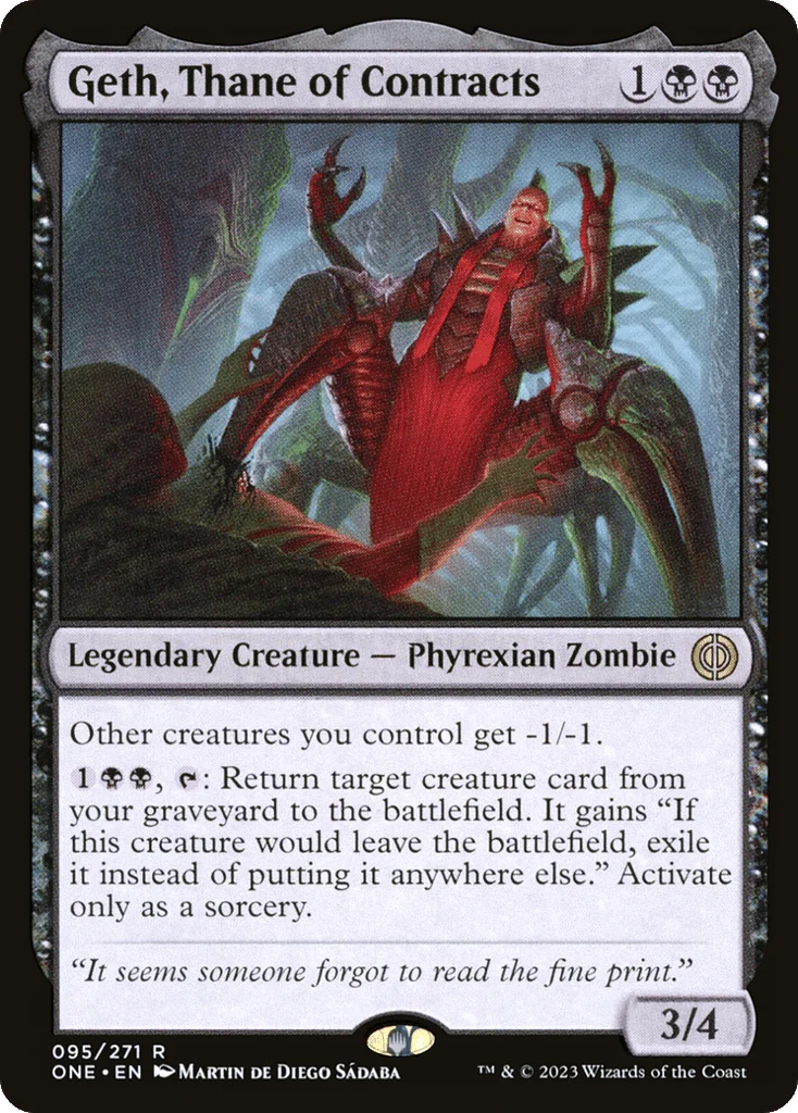 Geth, Thane of Contracts · Phyrexia: All Will Be One