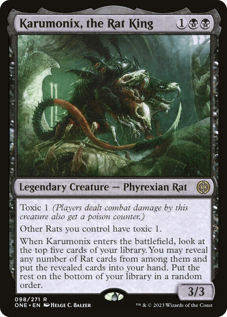 Karumonix, the Rat King · Phyrexia: All Will Be One