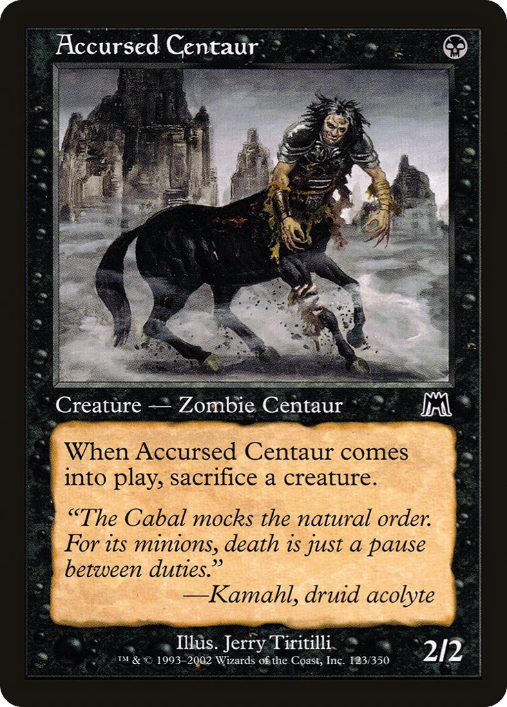 Accursed Centaur · Onslaught
