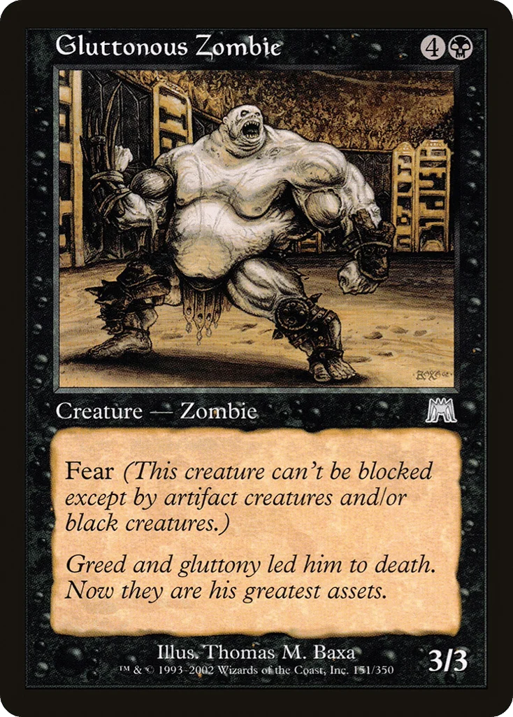Gluttonous Zombie · Onslaught