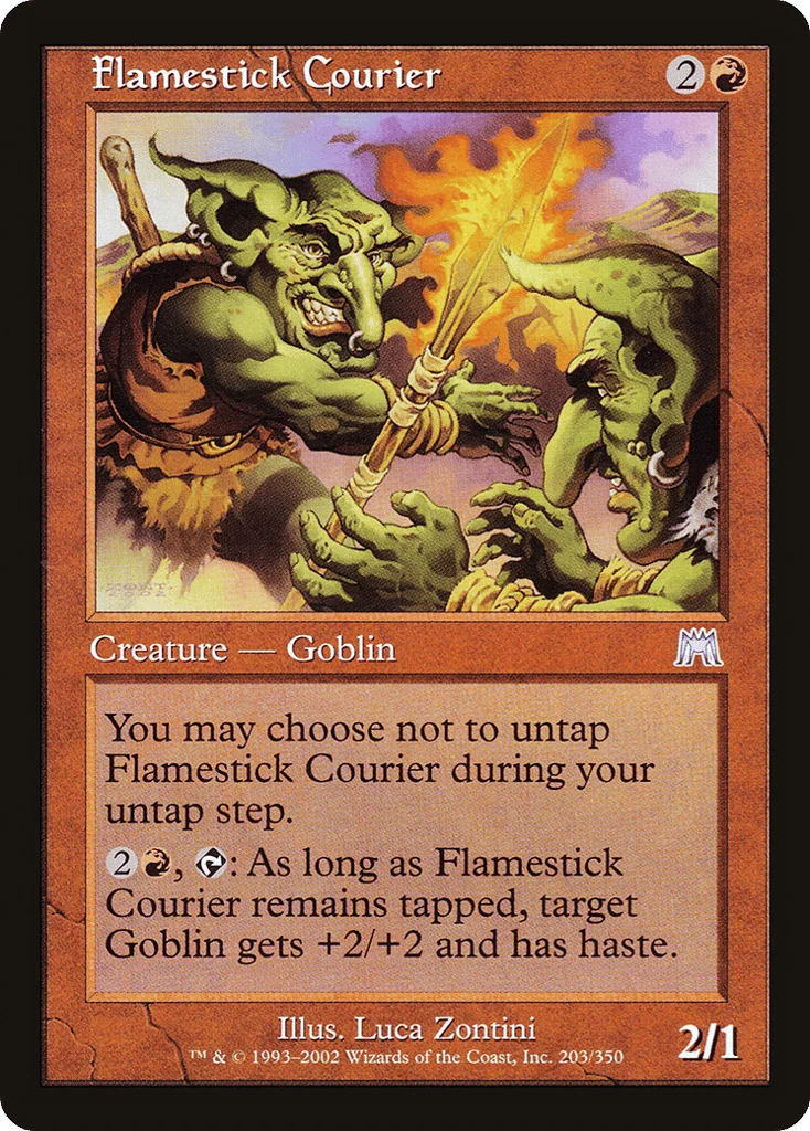Flamestick Courier · Onslaught