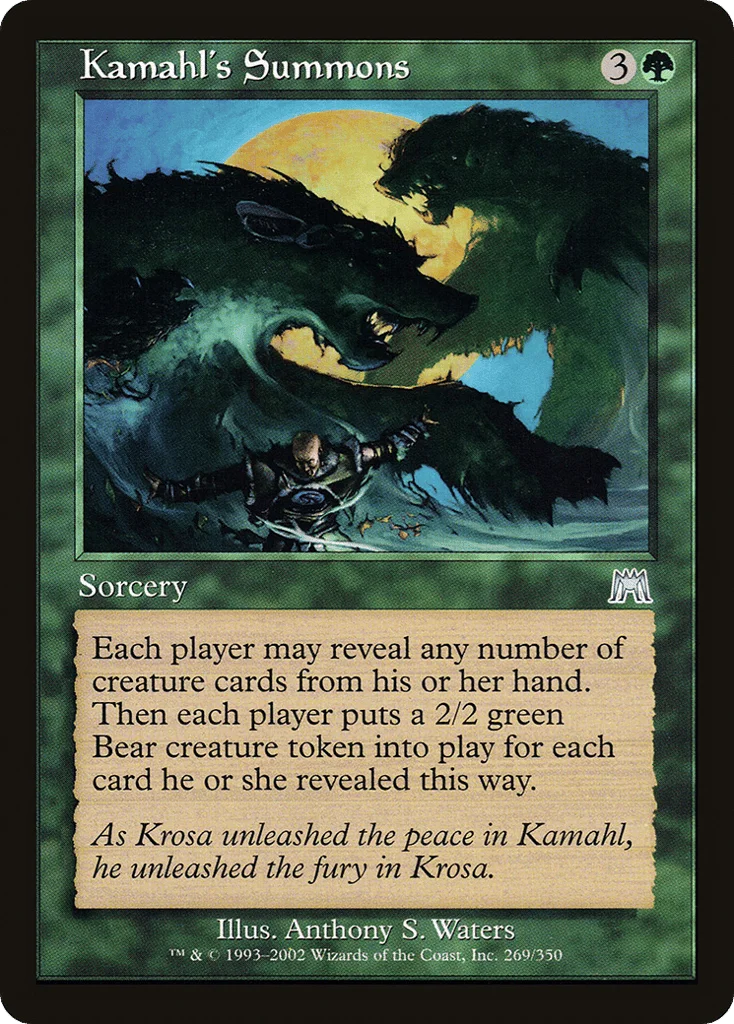 Kamahl's Summons · Onslaught