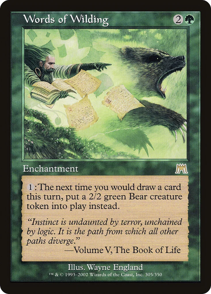 Words of Wilding · Onslaught