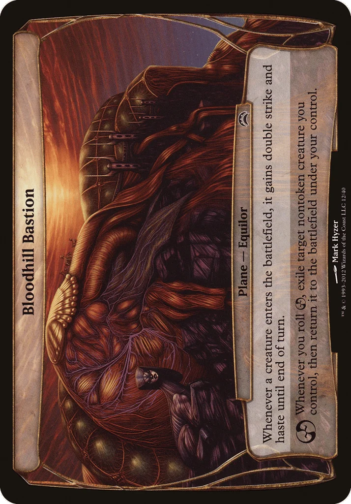 Bloodhill Bastion · Planechase 2012 Planes